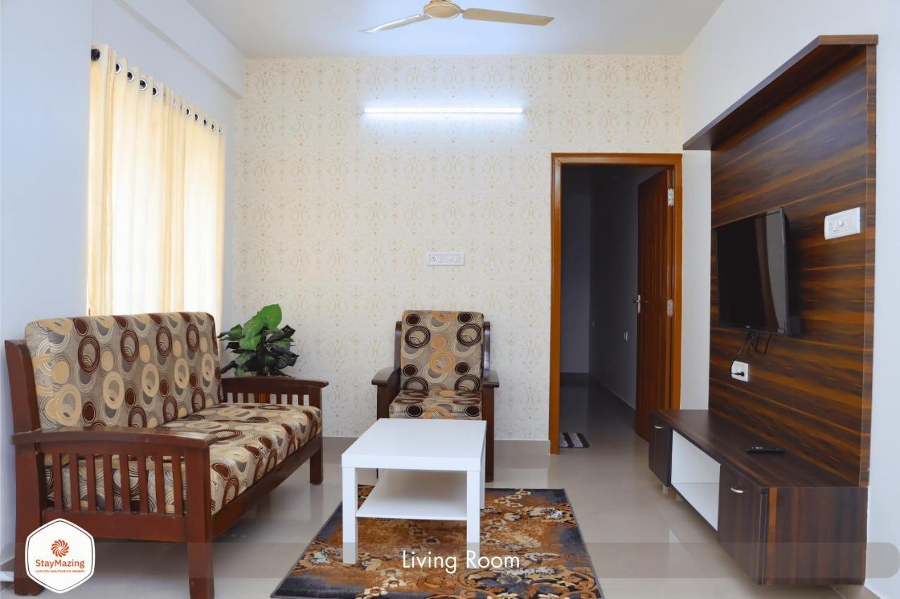 Staymazing-1,2 & 3 Bhk Ac Apartments In Hebbal-5Mins To Manyata-30Mins To Airport Bangalore Exterior foto