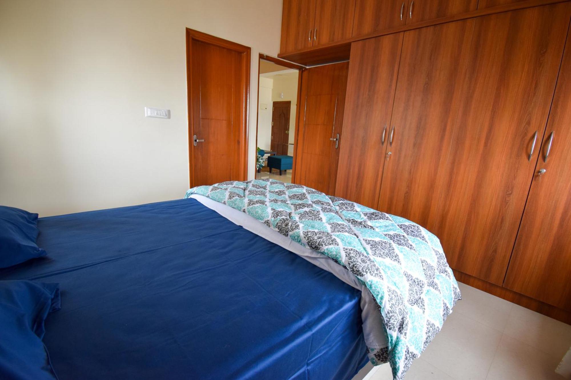 Staymazing-1,2 & 3 Bhk Ac Apartments In Hebbal-5Mins To Manyata-30Mins To Airport Bangalore Exterior foto