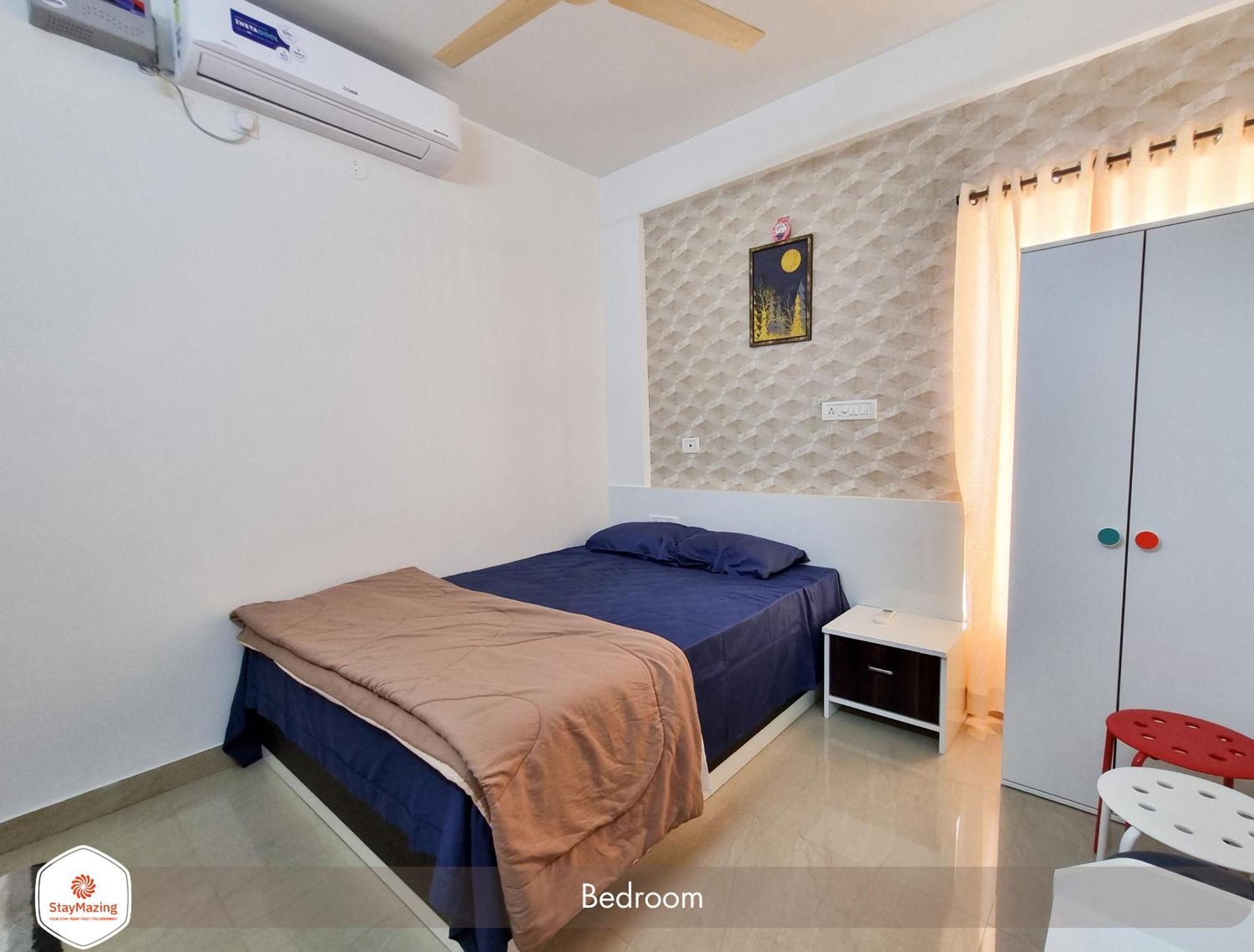 Staymazing-1,2 & 3 Bhk Ac Apartments In Hebbal-5Mins To Manyata-30Mins To Airport Bangalore Exterior foto